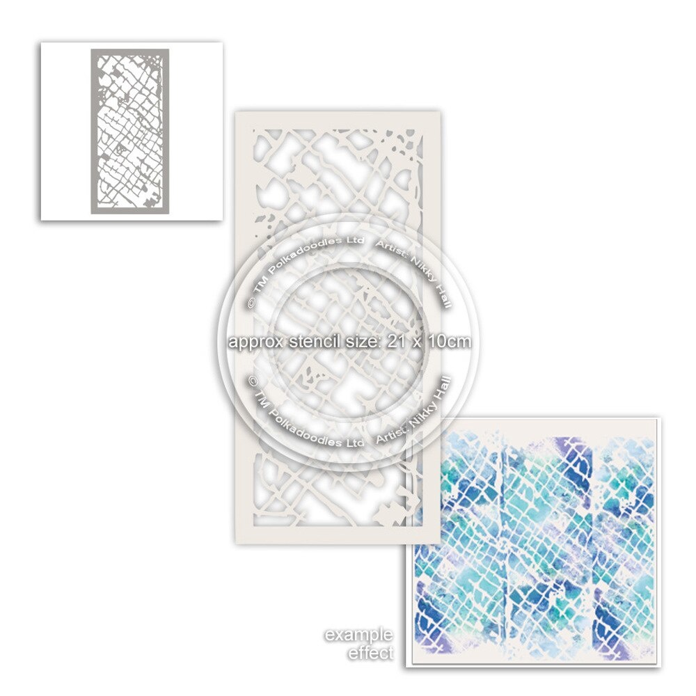 polkadoodles-distressed-trellis-stencil-pd8008