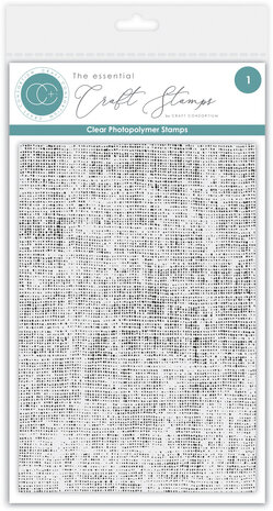 Craft Consortium - Clear Stamps Linen Texture