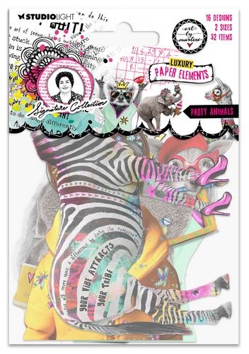 Studio Light Paper Elements Party animals Signature Coll. nr.12