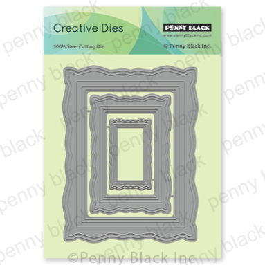 Penny Black - FRAME IT (METAL DIE) 4"x5.25", 3 pieces, 1.2"x2.1", 2.4"x3.5", 4"x5.25"