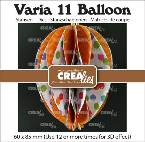 Crealies Varia 3D-Ballon