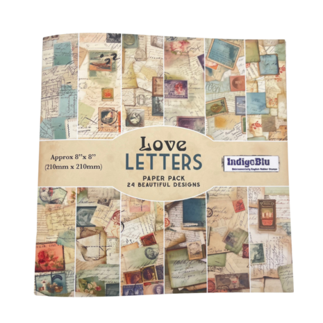 IndigoBlu - Love Letters 8x8 Inch Paper Book