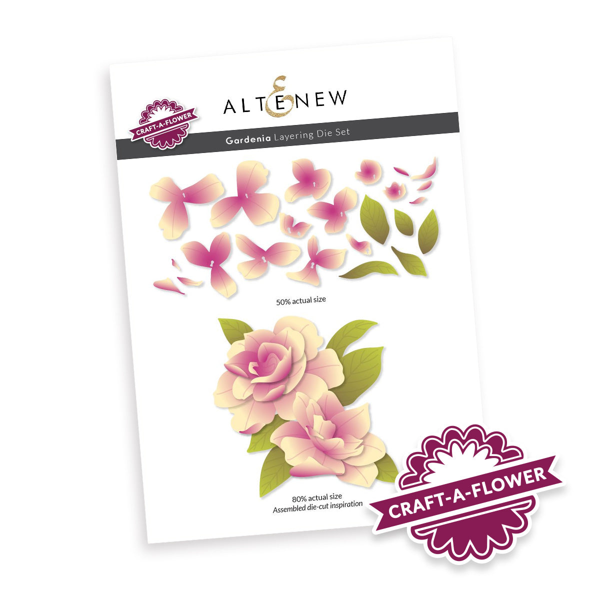 Altenew - Craft-A-Flower: Gardenia Layering Die Set 