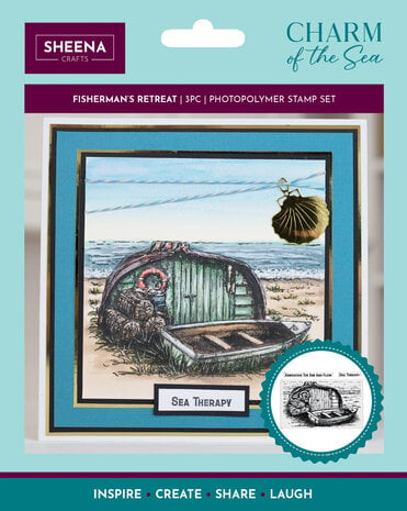 Crafter's Companion - Charm of the Sea Photopolymer Stamp Set Fishermans Retreat