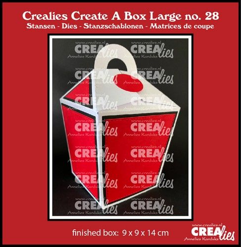 Crealies Create A Box Geschlossene Take-Out-Box mit großem Griff