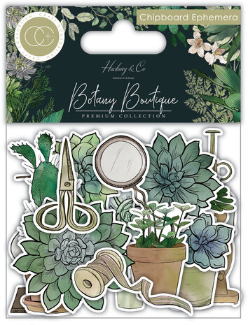 Craft Consortium - Botany Boutique Chipboard Ephemera