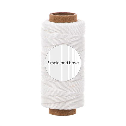 Simple and basic Polyester Thread "Soft white"