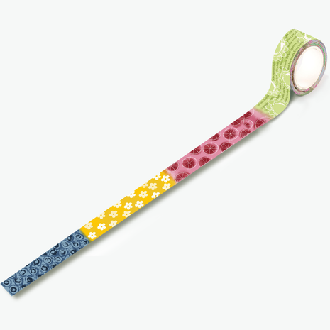 AAL and Create - Washi Tape 20mm 10m Denim Sunflowers