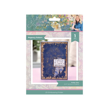 CC - Age of Elegance 2D Embossing Folders Regency Pattern 