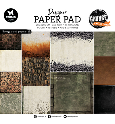 Studio Light - Paper elements Grunge Collection nr.243